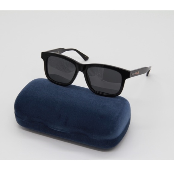 NEW GG0824S 005 MEN’S SUNGLASSES GUCCI GG0824S BLACK - Picture 2 of 16